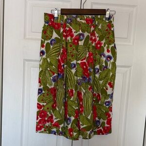 Bogner Vintage 90s Bermuda shorts floral size 12